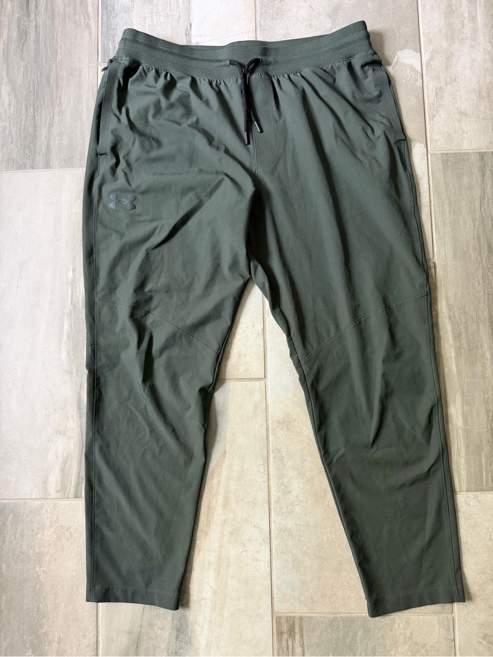 Under Armour Mens Armour Fleece Twist Pants Pitch Gray 2XL